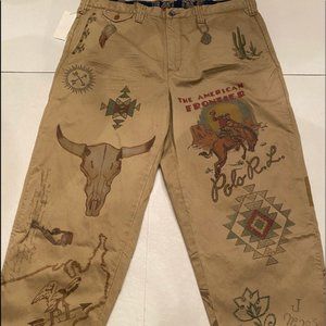 Polo Ralph Lauren Western American Frontier Pants NWT 32 x 32